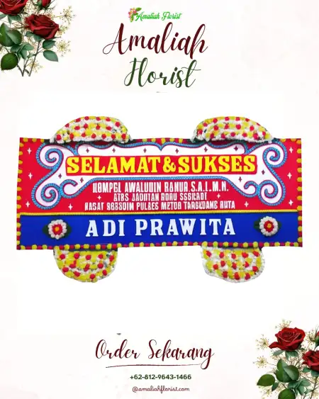Papan Bunga Ucapan Selamat Pagendisan
